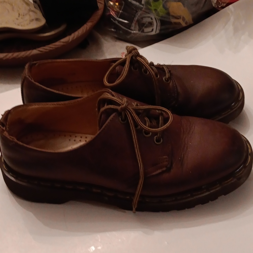 Dr. Martens Brown Leather Flats